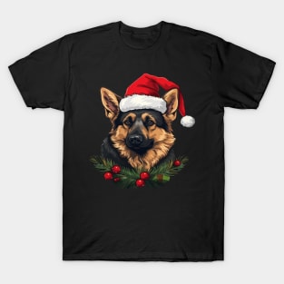 German Shepherd Christmas T-Shirt